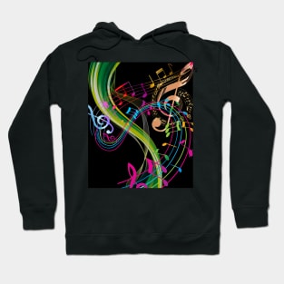 Musical Theme Unique Design Hoodie